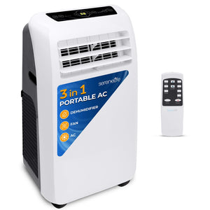 Portable Air Conditioner - Compact Home A/C Cooling Unit With Built-In Dehumidifier & Fan Modes, Includes Window Mount Kit (10,000 Btu)