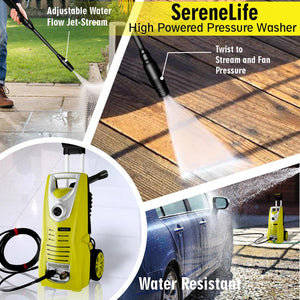 Pure Clean Pressure Washer - Electric Outdoor Power Washer (1800-Psi, 1.7-Gpm)