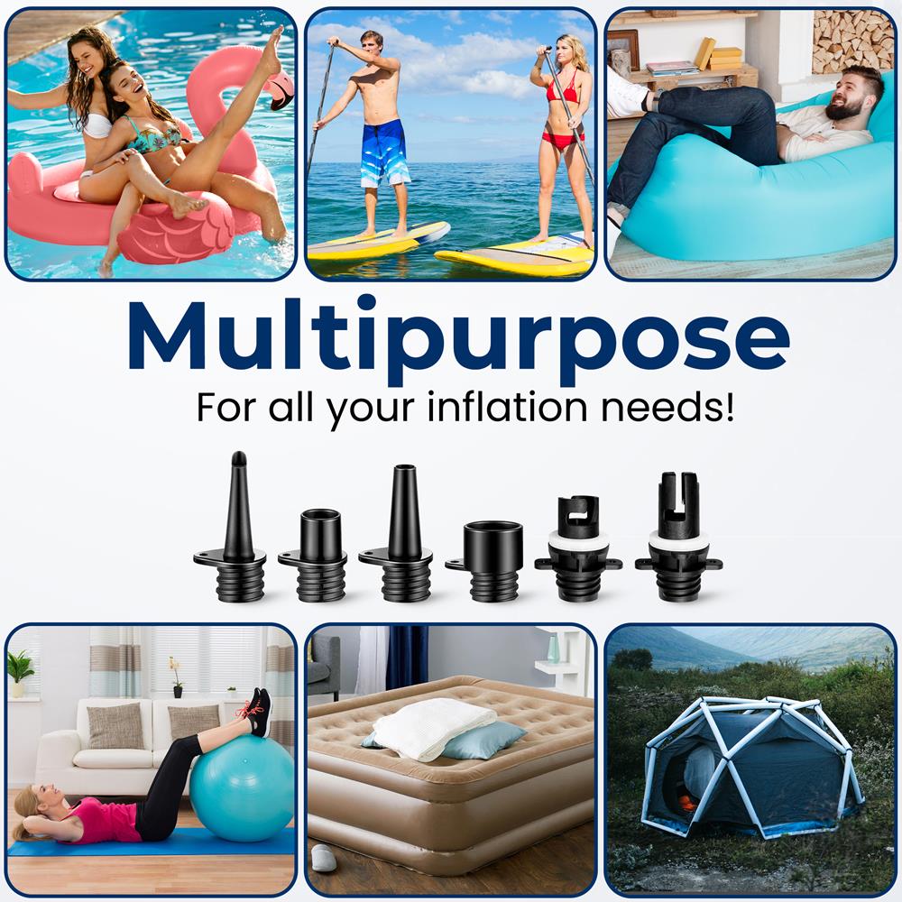 Electric Paddle Board Pump - Fast Inflation, 20 PSI, LCD Display