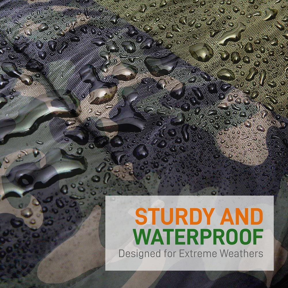 Double Sleeping Bag w/ 2 Pillows, Waterproof, Lightweight, Camouflage
