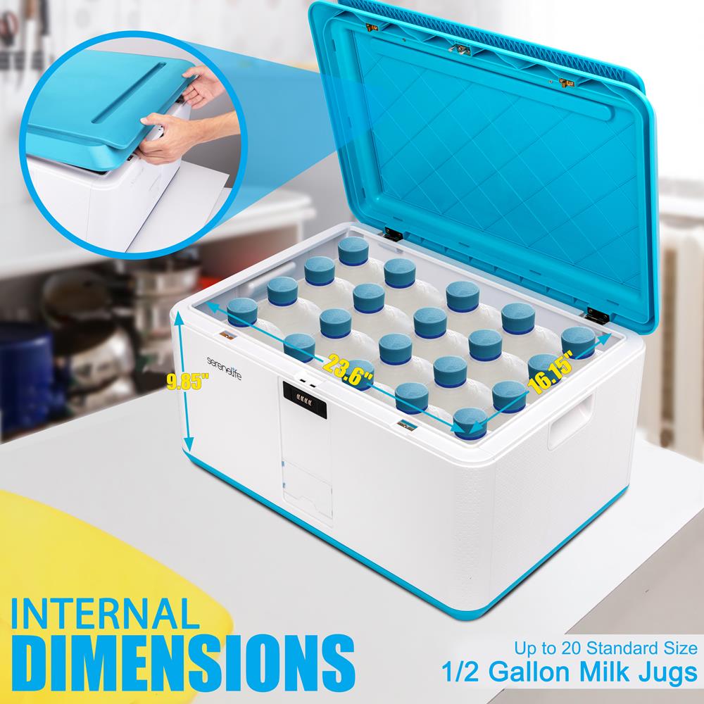 BOX (大） Lockable Storage Box 21 Gal Secure Combo Lock Reinforced ABS