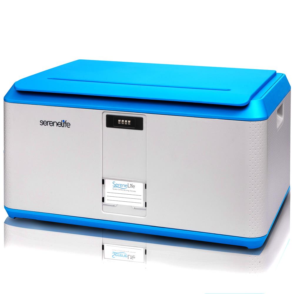 Lockable Storage Box 21 Gal Secure Combo Lock Reinforced ABS