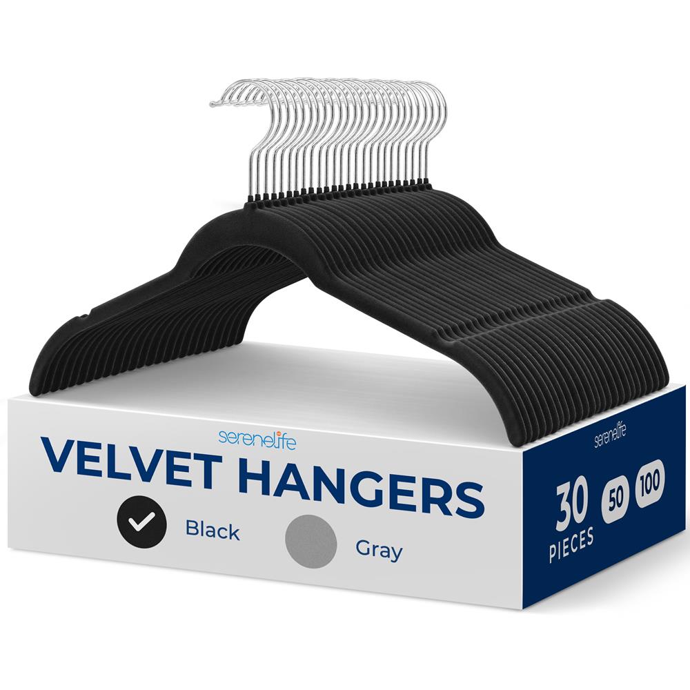 30-Piece Velvet Hangers