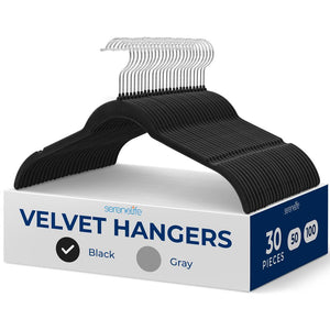 30-Piece Velvet Hangers