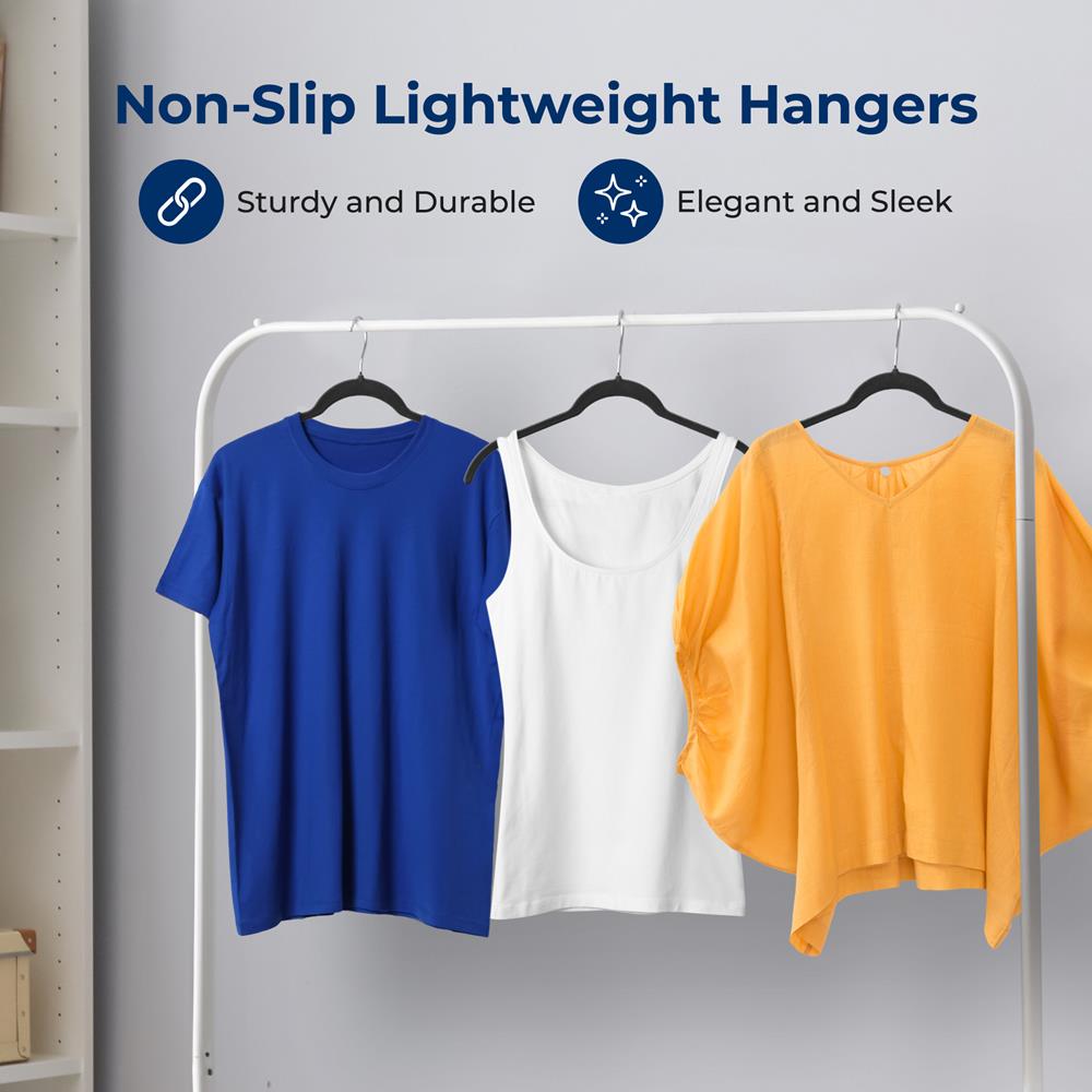 30-Piece Velvet Hangers