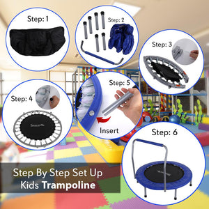 Jumping Fun Sports Trampoline, Kids Size