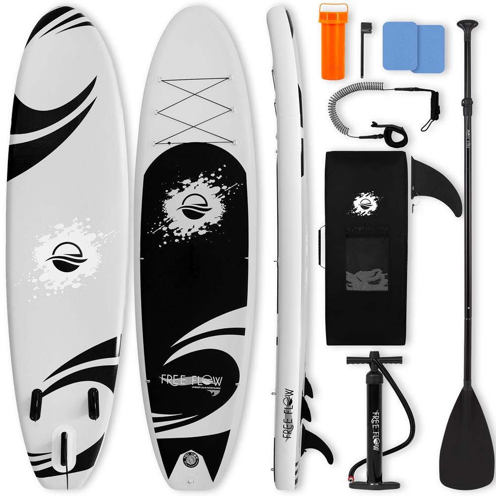 Inflatable Paddle Board - Stable Non-Slip Deck, 10'10", Easy Storage