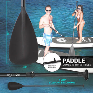 Free Flow Paddleboard Sup - Stand Up Water Paddle-Board (11’ Ft.)