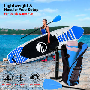 Free-Flow Inflatable Sup - Stand Up Water Paddle-Board