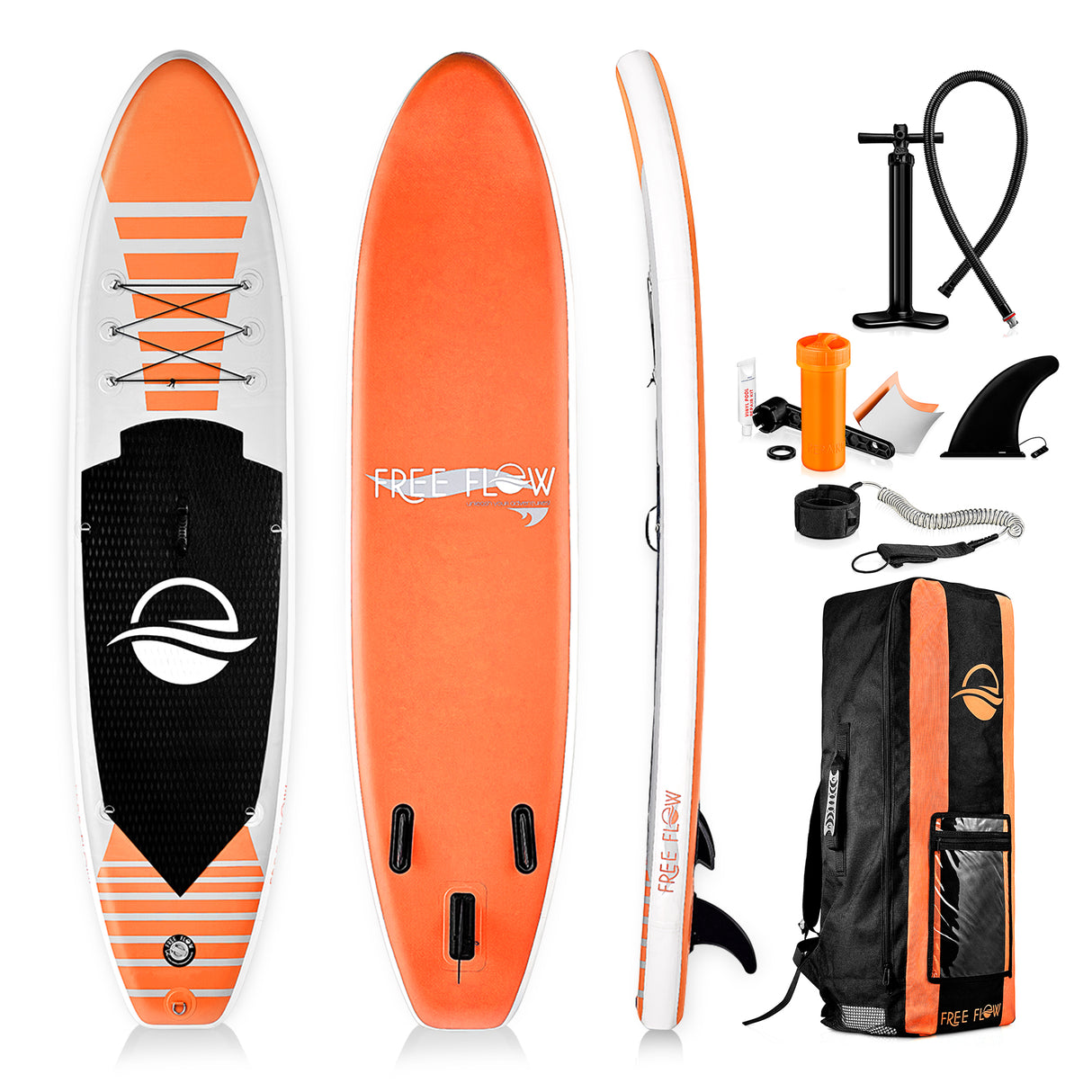 Free-Flow Inflatable Sup - Stand Up Water Paddle-Board