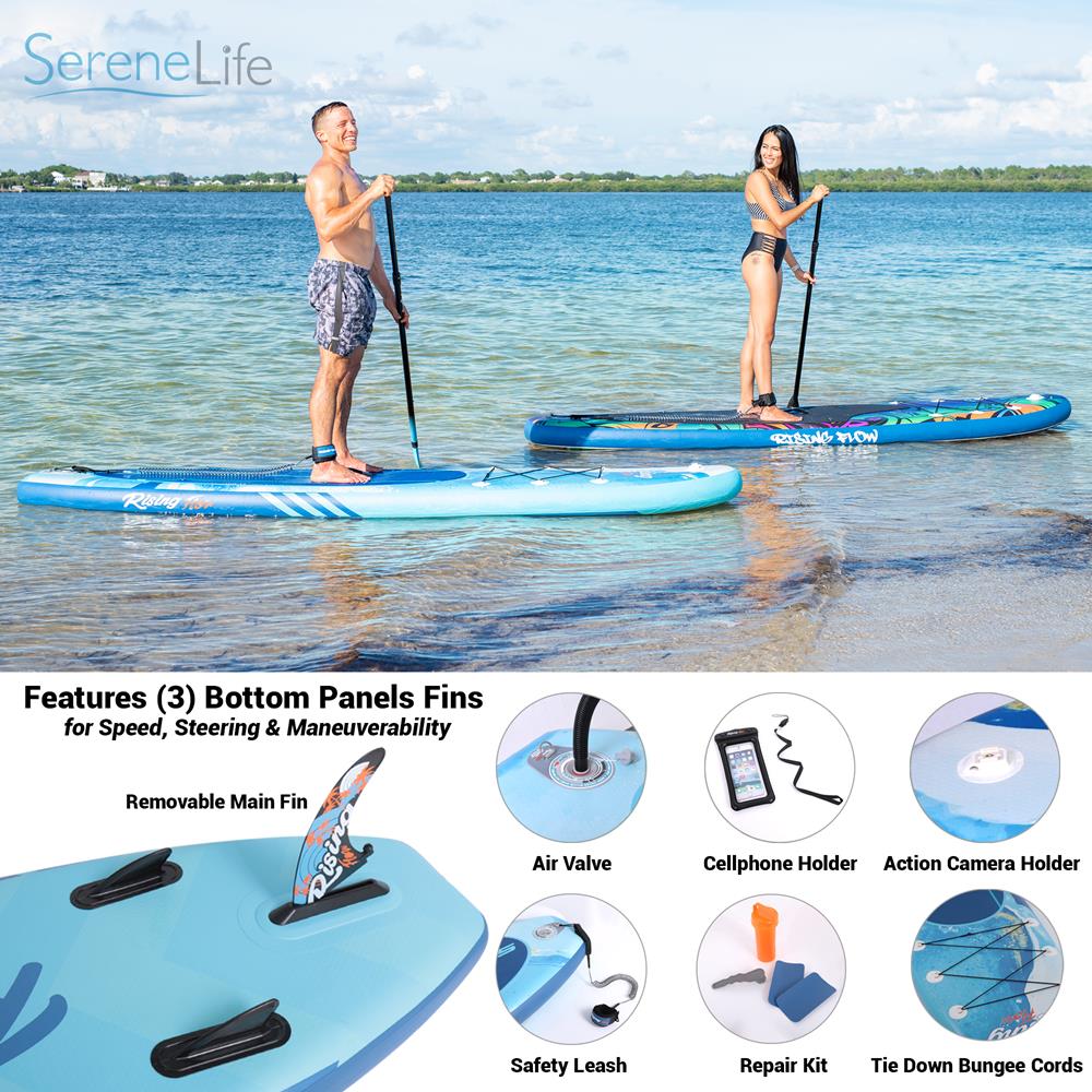 SereneLife Inflatable Stand store Up Paddle Board