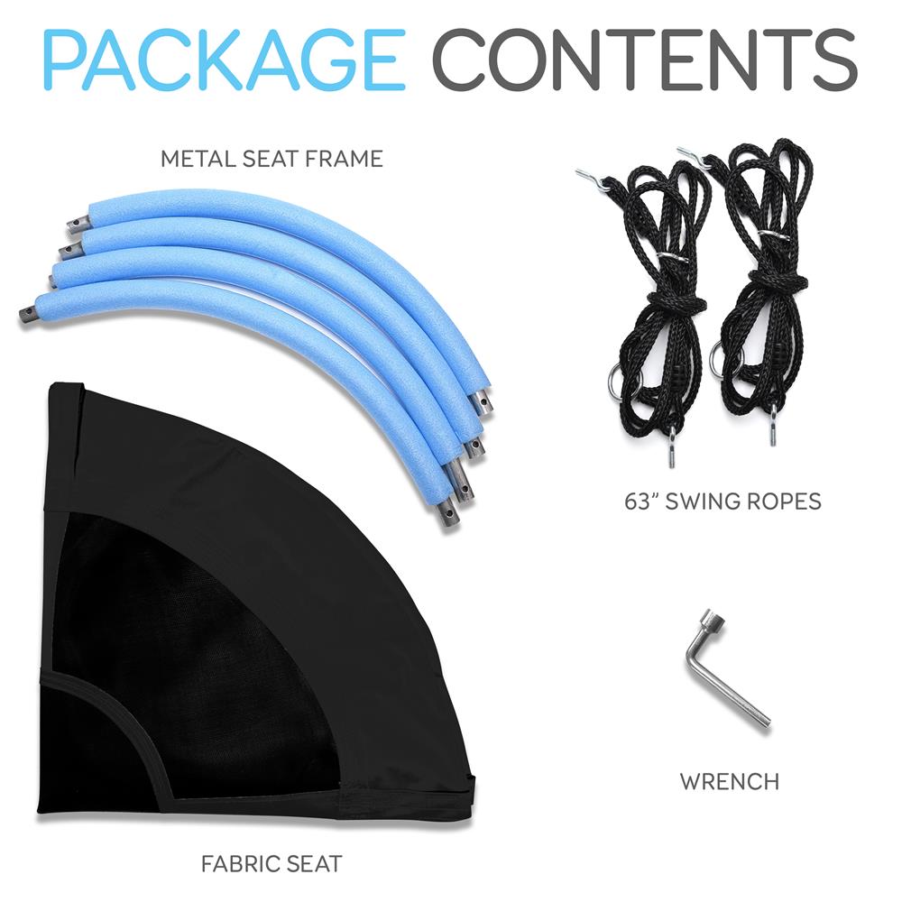 Saucer Swing 40" Relaxing Fun Waterproof 600D Polyester