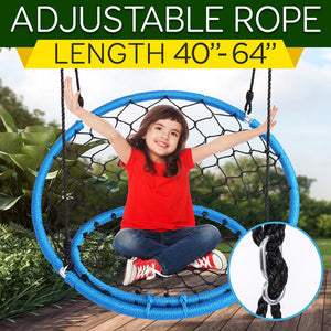 Spider Web Swing - Indoor/Outdoor Hanging Rope Swinging Seat Spinner