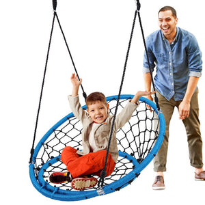 Spider Web Swing - Indoor/Outdoor Hanging Rope Swinging Seat Spinner