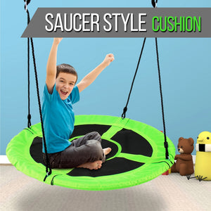 Children’S Tree Swing Tent - Indoor/Outdoor Hanging Rope Swing Hangout Kit