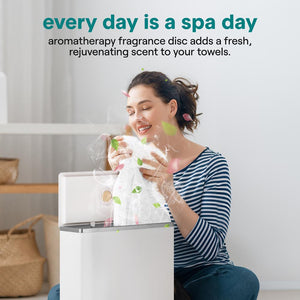 Towel Warmer Spa Experience Stainless Steel Auto Shut-Off Silver