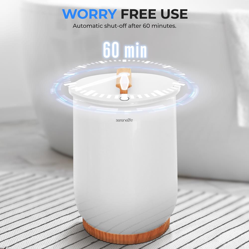 Single Touch Towel & Blanket Warmer With Fragrant Disc Holder And Led Ring