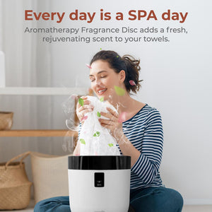 Towel Warmer Bucket, Auto Shut-Off, 12L Capacity, Adjustable Timer