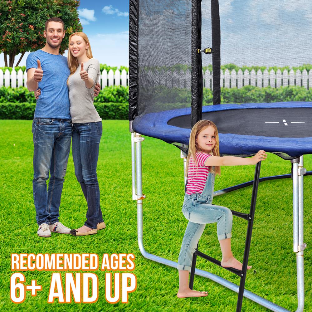 Trampoline Access Safety Ladder (For Serenelife Outdoor Trampoline Models: Sltra12Bl)