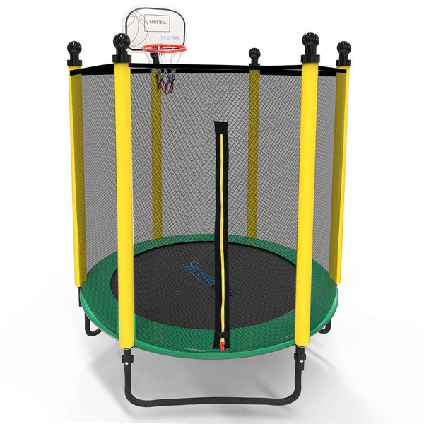 5Ft. Trampoline With Enclosure Safety Ne