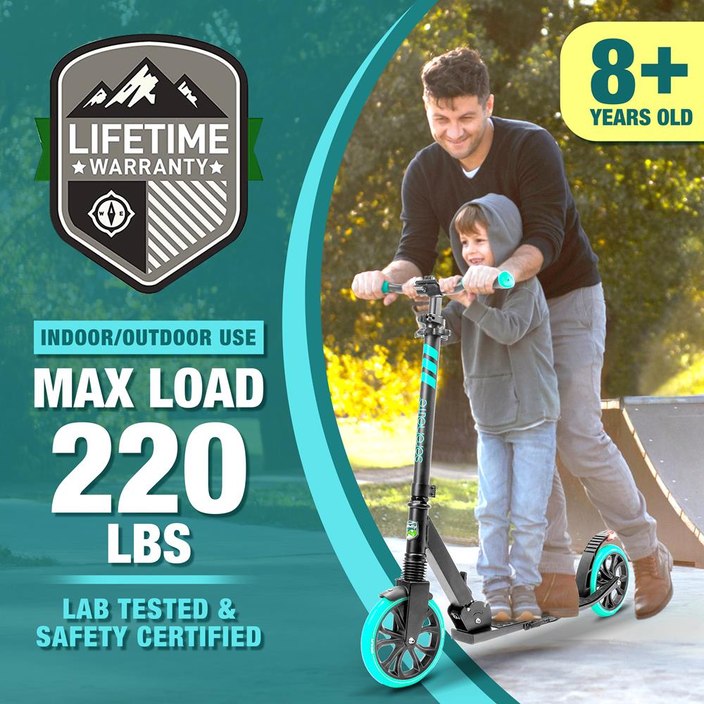 Lightweight And Foldable Kick Scooter - Adjustable Scooter