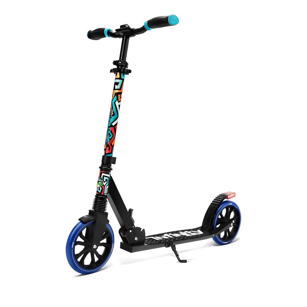 Lightweight And Foldable Kick Scooter - Adjustable Scooter For Kids And  Teens , Alloy Deck With High Impact Wheels (Graffiti)