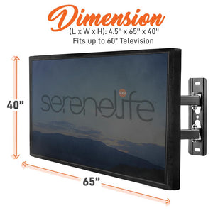 Waterproof TV Cover 60-70" - Weatherproof, Dustproof, Remote Pocket