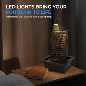 Decorative Tabletop Led Water Fountain