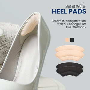 Heel Pad Inserts 12 Pairs, Relieve Heel Pain, Strong Adhesive, Apricot