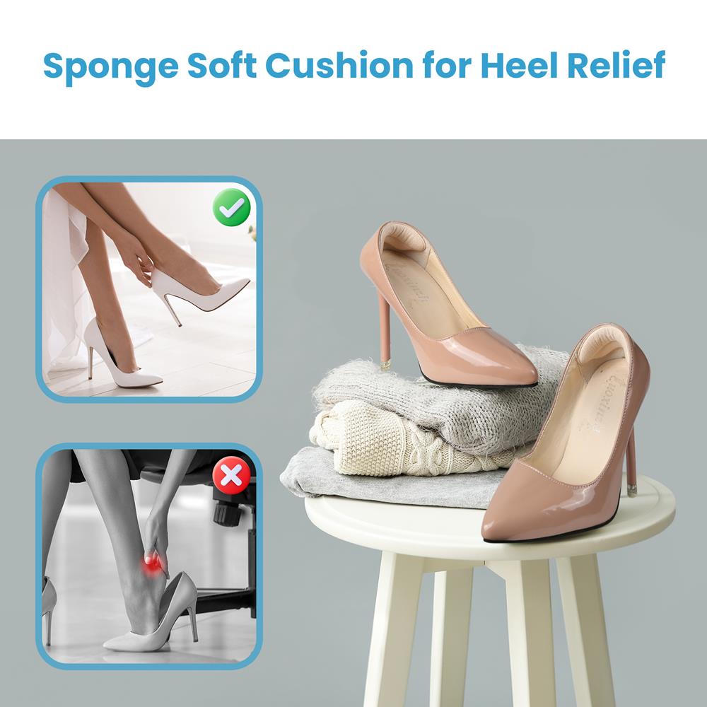 Heel Pad - Comfortable Grip Liner For All Types Of Shoes