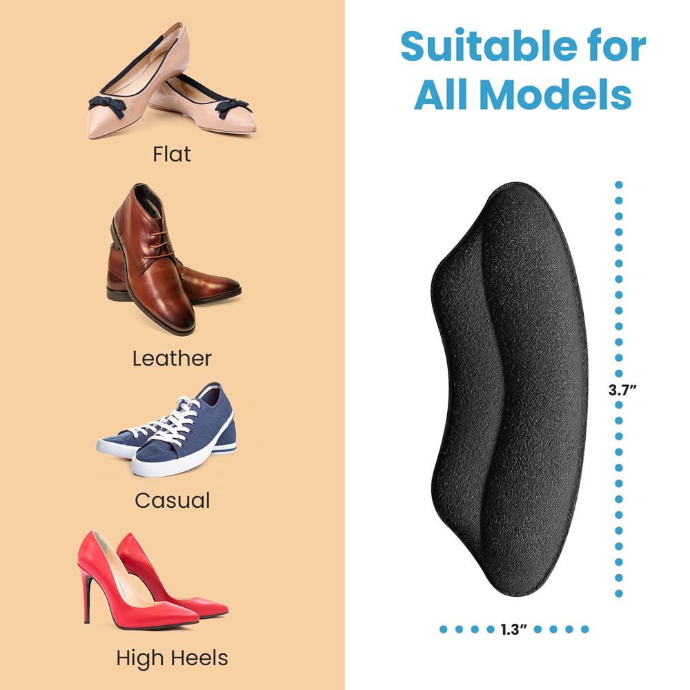 Heel Pad - Comfortable Grip Liner For All Types Of Shoes