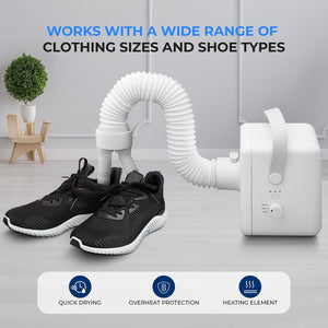 Portable Clothes Dryer 1000W Quick Drying Aroma Diffuser Compact Design