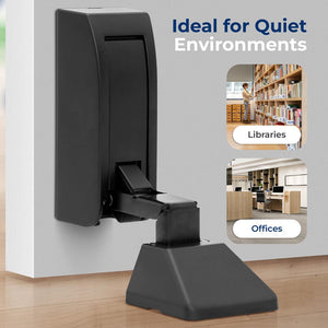 Hydraulic Door Stopper - Noiseless, Easy Install, Carbon Steel