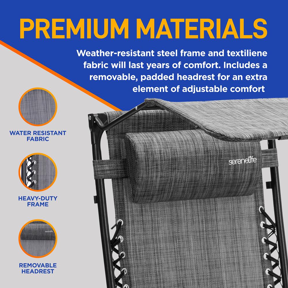 Zero Gravity Lounge Chairs 2-Pack - Thumbnail 3