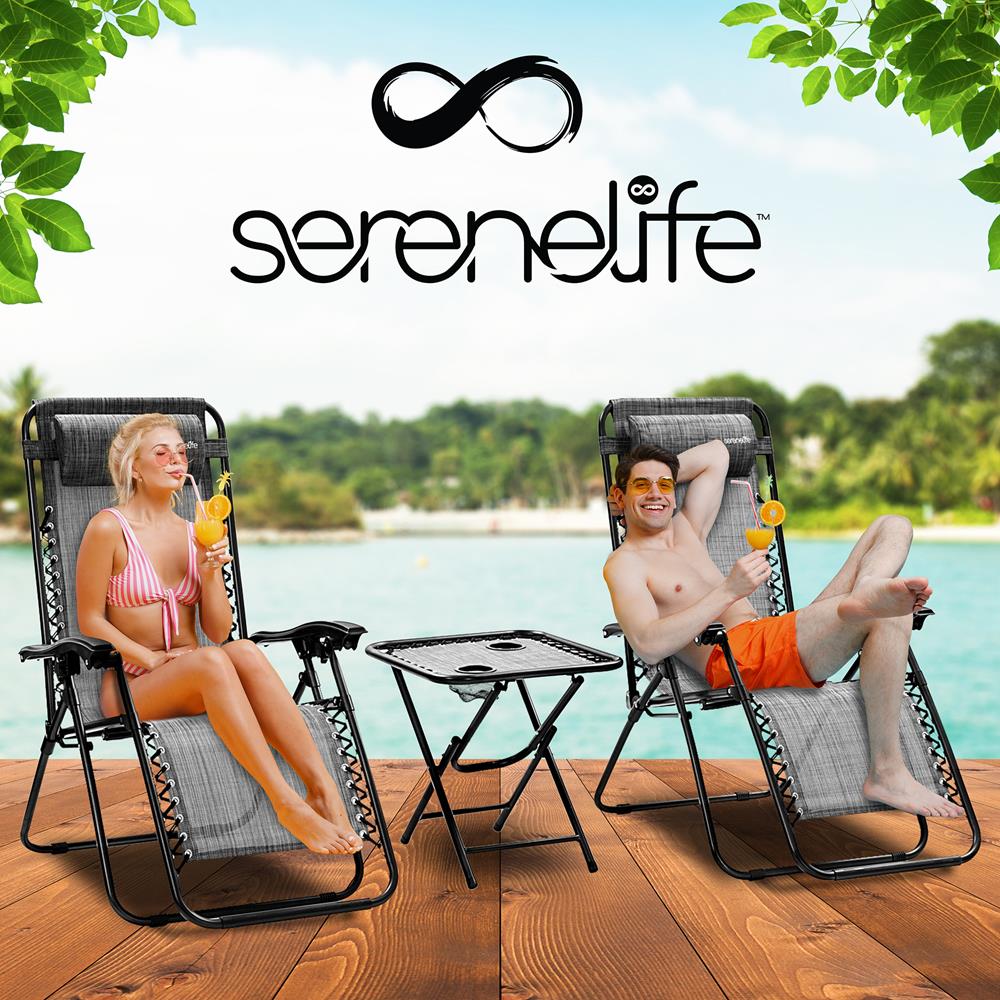 Outdoor Adjustable Zero Gravity Lounge Chair Recliners With