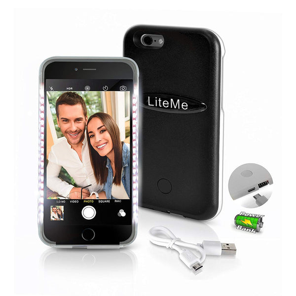 SLIP201BK Lite-Me' Selfie Case for iPhone 6Plus & 6S