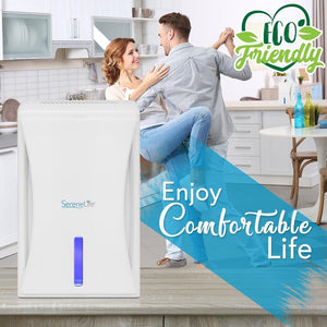 Compact Electronic Dehumidifier, Digital Mini Moisture Control